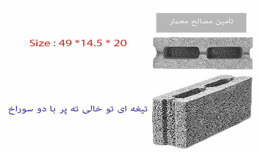 دیواری تو خالی ته پر 2 جداره